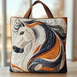 Horse XR1910014CL Quilted Tote Bag