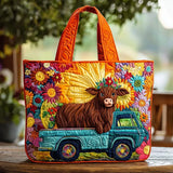 Hippie Cow QA1911007CL Quilted Tote Bag