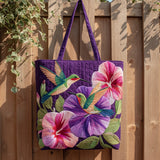 Hummingbird XR2511011CL Quilted Tote Bag