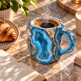 Crystal-Infused Mineral Coffee Mugs