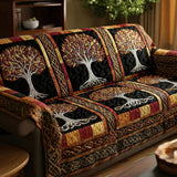 Tree Of Life Quilted Sofa Cover