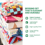 Sunrise Roosters 3-Piece Quilted Bedding Set