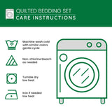 Golden Mane 3-Piece Quilted Bedding Set