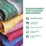 Radiant Peace Woven Sofa Blanket
