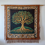 Celtic Tree of Life Woven Sofa Blanket