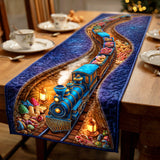 Holiday Train Quilted Table Runner NCU0VT280