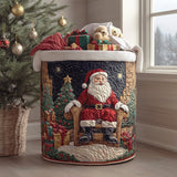 Christmas Quilted Laundry Basket NCU0QN028