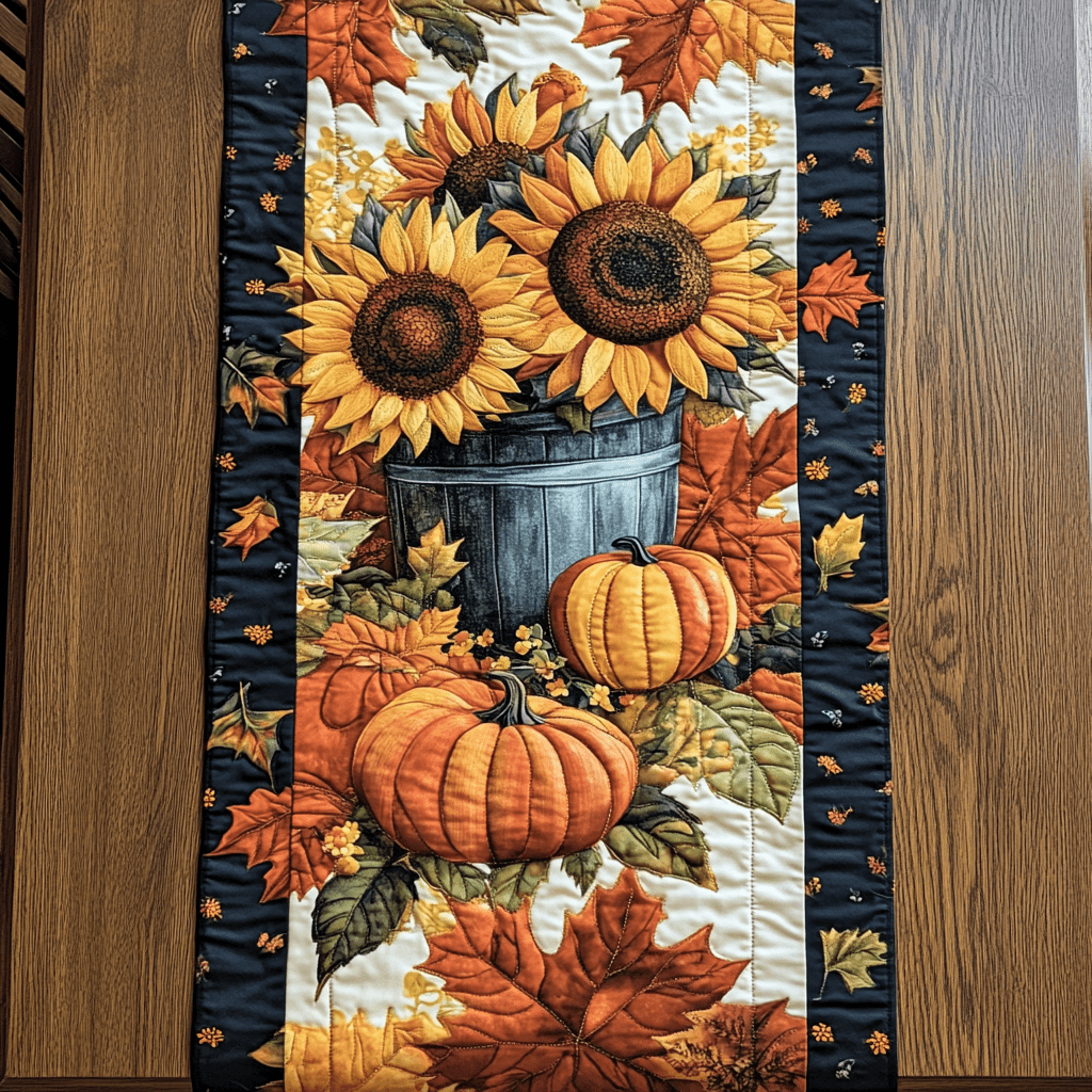 Halloween Quilted Table Runner NCU0VT35
