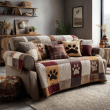 Cozy Paws Quilted Sofa Cover