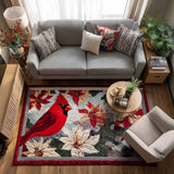 Crimson Cardinal Area Rug NCU0NT10463