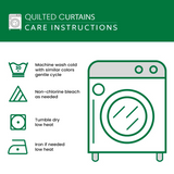 Morning Forest Quilted Curtains NCU0DV8558