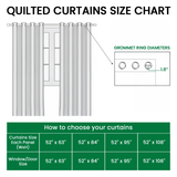 Garden Bouquet Quilted Curtains NCU0TV1765