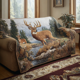 Deer Quilted Sofa Cover