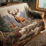 Deer Quilted Sofa Cover