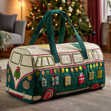 Festive Van Quilted Duffle Bag