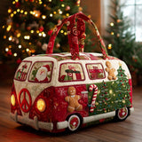 Groovy Christmas Trip Quilted Duffle Bag