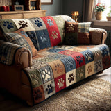 Happy Prints Quilted Sofa Cover