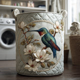 Hummingbird Lace Quilted Laundry Basket NCU0DV567