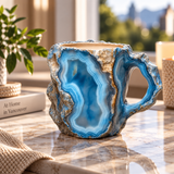 Crystal-Infused Mineral Coffee Mugs