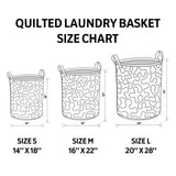 Horse Blossom Quilted Laundry Basket NCU0DDK753