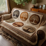 Tree Of Life Quilted Sofa Cover