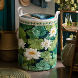 Lily Pond Freshness Quilted Laundry Basket NCU0NTV032