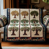 Tree Of Life Quilted Sofa Cover