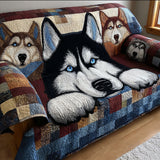 Northern Husky Quilted Sofa Cover