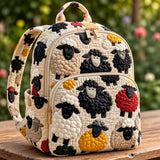 Patchwork Sheep Quilted Backpack