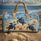Ocean Turtles Quilted Duffle Bag