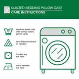 Green Acres Quilt Quilted Bedding Pillow Case NCU0PT7009