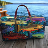 Fishing Quilted Duffle Bag