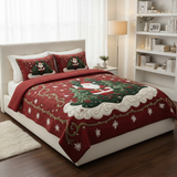 Santa Workshop Wonder 3-Piece Quilted Bedding Set