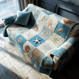 Sea Escape Quilted Sofa Cover