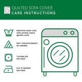 Yuletide Comfort Quilted Sofa Cover