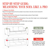 Warm Plaid Quilted Sofa Cover