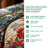 Boho Meadows Quilted Sofa Cover