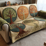 Tree Of Life Quilted Sofa Cover