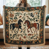 Sunset Gallop Woven Sofa Blanket