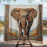 The Trunk Journey Woven Sofa Blanket