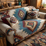 Tribal Horizon Quilted Sofa Cover