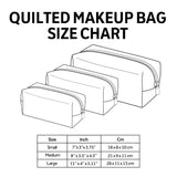 Sparkle Lights Quilted Makeup Bag